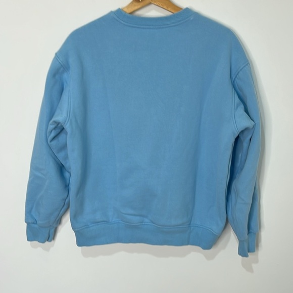 Blue Women's Crewneck Sweatshirt Size M Embroidered 1989 Taylor's Version - Picture 3 of 12